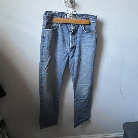 Agolde Light Wash 90s Pinch Waist Jean, Size 27 - Picture 2 of 3